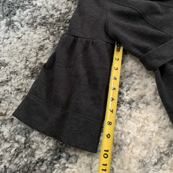 INC International Concepts Women’s Dark Gray Pea Coat Jacket Size Large - Picture 7 of 17